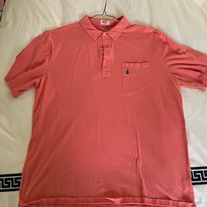 Johnnie O Polo. Grapefruit. Size XL.
